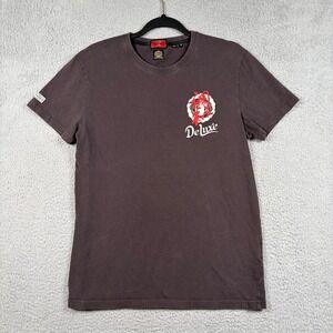 Superdry Rising Sun Sanshoku Grace Koi Japanese Deluxe Fish T-Shirt Brown Mens M